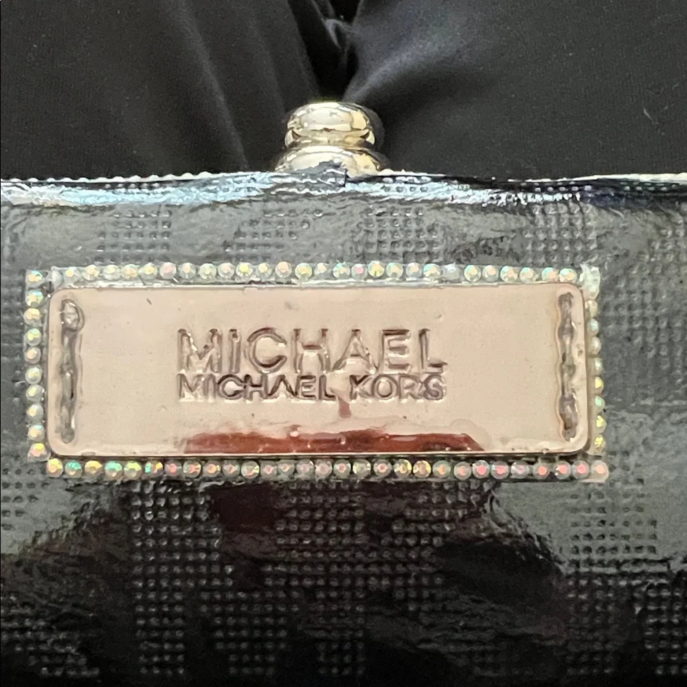 Custom one of a kind Black Clutch Wallet